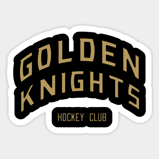 Golden Knights Hockey Club Sticker by teakatir